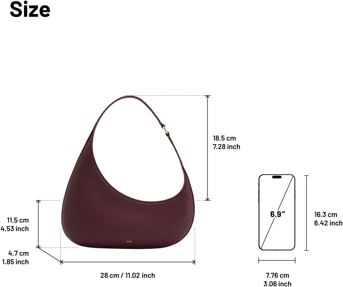 جيه دبليو بي اي اي شنطة كتف هارلي للنساء