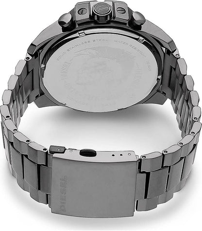Diesel Mega Chief Stainless Steel Men's Watch with Analog or Digital Movement